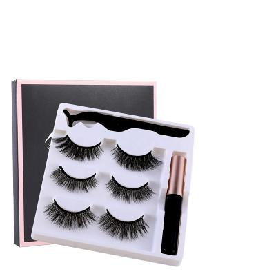 China Teayason Natural Soft Eyelash False Eyelash Suit Magnetic Light And Comfortable False Eyelashes With Magnetic Liquid Eyeliner for sale