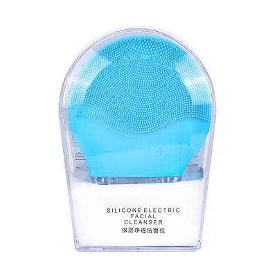 China USB DEEP CLEANSING Sonic Face Cleanser Cleansing Skin rechargeable Mini Washing Massager Brush for sale