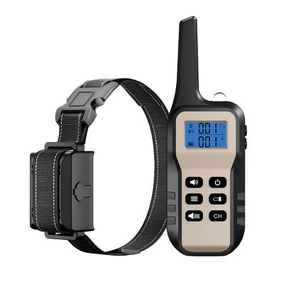 China Hot Sale 1000M Remote Waterproof Dog Collar Stocked Dog Shock Training Collar With Remote For Wholesale for sale