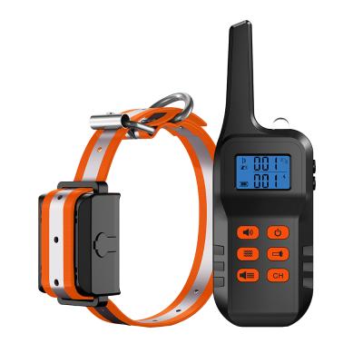 China Custom Waterproof Shock Weighted Dog Collar Smart Stocked Quick Release Dog Training Collar For Training for sale