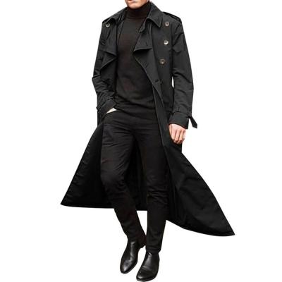 China Amazon Viable Hot Men's Clothing Long Ditch Jacket Men's Casual Men's Ditch Coat Men 2022 Coat Fashion for sale