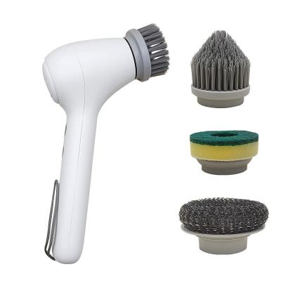 China Sustainable Home Electric Cleaner Sweep Universal 360 Rotating Shower Scrubber Brush With Head Cleaning Tool For Floor Kitchen Bath for sale