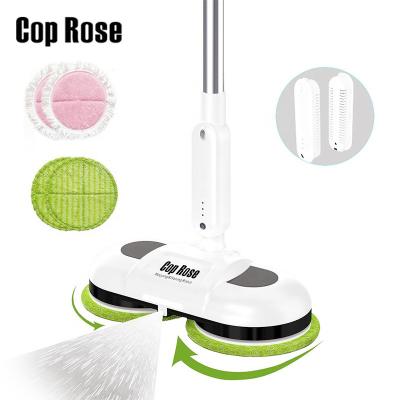 China Smart cordless electric broom stored cordless cleaner! Electric Water Spray Broom Cop Pink F528P Indicator Rechargeable Battery for sale