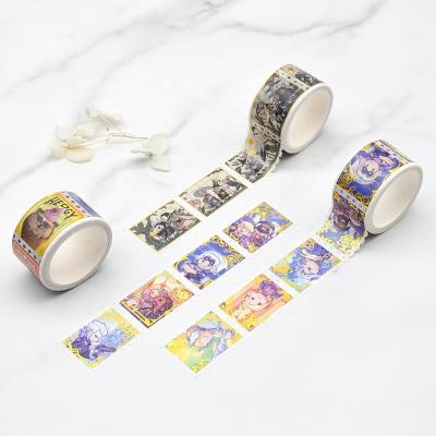 China Waterproof Packaging World Map Your Logo Yellow Customize Washi Tape for sale