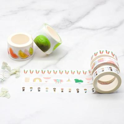 China Waterproof Japanese Washi Paper World Map School Office Party Wide Wrapping Tape for sale