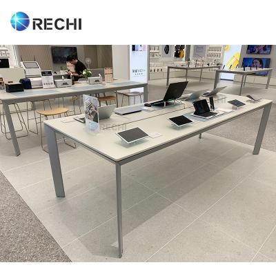 China RECHI Chain Store Mobile Phone Repair Store High Quality Electronic Retail Cell Fixtures Shop Fitout Mobile Store Counter Furniture Design for sale