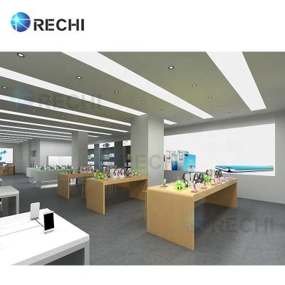 China RECHI Design Modern Retail Display Table and Store Counter Fixtures for Mobile Phone Shop Interior Design and Lifestyle Store Fitout for sale