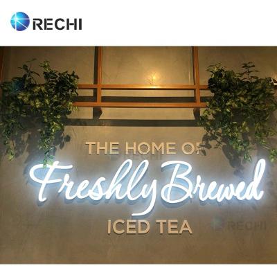 China Waterproof LED Modules RECHI Advertising Light Signage/Acrylic Cafe Neon Bar Led Neon Led Light Signage/Fresh Food Bread Shop Light Sign for sale