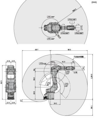 Китай Кавасаки Robot Arm RS005L используется для обработки, погрузки и разгрузки, клея продается