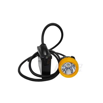 China Waterproof IP68 Low Power Warning Function Anti Explosive 6.6 Led Miners Cap Lamp AH 10000 Lux With Low Power Warning Function for sale