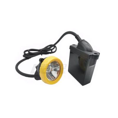 China Low Power IP68 Waterproof Warning Function IP68 Waterproof Cap Lamp Miner 6600 mAh 10000 Lux 16 Hours Working Time With SOS Flash for sale