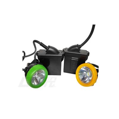 China Rechargeable Low Power IP68 10000lux Waterproof IP68 1.67W 450mA Warning Function Led Headlights 6600mah For Miners With SOS Flash for sale