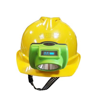 China Industrial Hot Sale 13000 Lux Portable Cordless Led Mine Headlight Miner Lamp Mining Cap Lamp Light Weight for sale