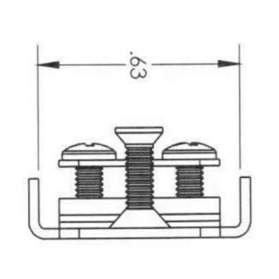 China Now Customized Perforated Metal Sheet Metal Parts Wire Clamp for sale