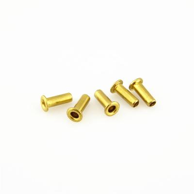 China DIN7340 GB975 Connection Eyelet - Brass Pipe Rivets Tubular Rivets Supplies Eyelets Rivets for sale