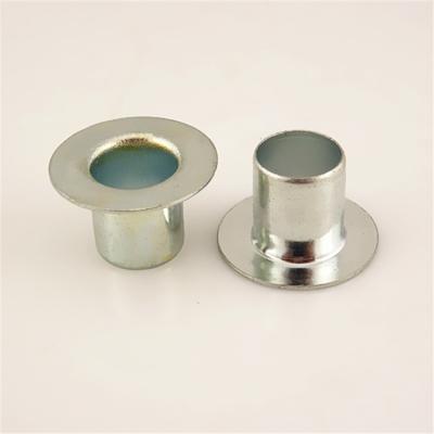 China Connection zinc platting m6 tubular eye bolt rivets custom flat top special pipe eyelets for sale