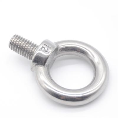 China Locking Stainless Steel Ring Screws Din 580 Eye Bolt Screw Ring Furniture Hardware Stainless Steel Lifting T-bolt for sale