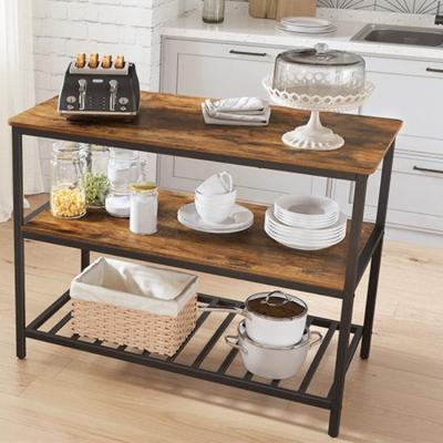 China Modern Kitchen Rack Microwave Oven Stand Shelf Pot Pan Storage Cupboard Serving Rack For Kitchen for sale