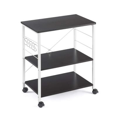 China Modern Kitchen Microwave Cart Storage Rack Serving Rack For Kitchen Shelf Organizer Workstation Shelf for sale