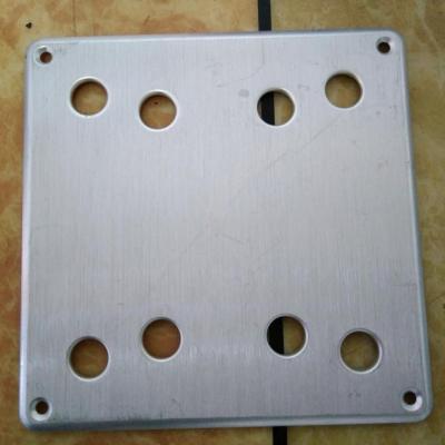 China Antirust Sheet Metal Processing Stamping Steel Chassis Antirust Electronic Parts Thickness Galvanized Back Cover for sale