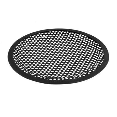 China Twill Weave Factory Direct Custom Processing Wire Mesh Aluminum Material Round Perforated Speaker for sale