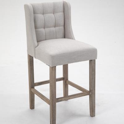 China Hot Selling Fashion Solid Wood Can Be Factory Customized Straight Hair Solid Wood Dining Chair for sale