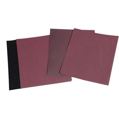 China Long Life High Performance Aluminum Oxide Abrasive Red Paper Sandpaper for sale