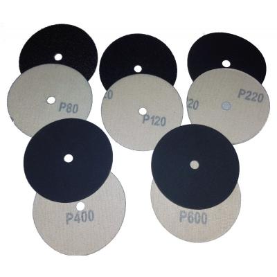 China Natural Stone Silicon Carbide Hook and Loop Paper Base Disc for sale