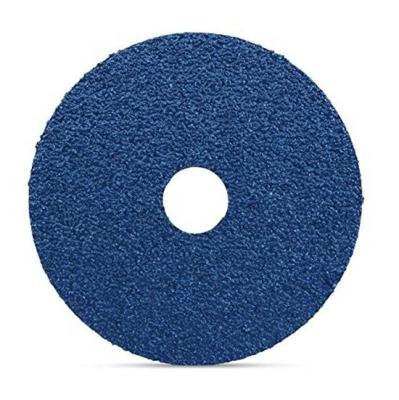 China Hot Selling Blue Zirconia Polishing Foil Brushed Fiber Abrasive Discs for sale