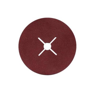 China Red Alunimium Oxide Resin Alominum Oxide Brushed Disc Vulcanized Fiber Abrasive Disc for sale