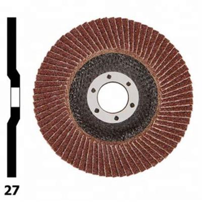 China Pulishing Red Flexible Aluminum Oxide Fin Disc Brushed Abrasive Disc Made In China for sale