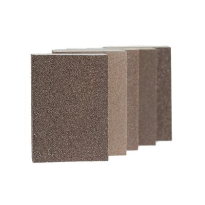 China Hot Selling High Performance Long Life Size 95*72*25 Grit 80-240 2 Sides Sponge Block Sanding Grinding Block for sale