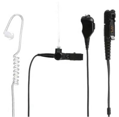 China Earbuds Trbow OEM Monitor Kit Air Duct Headset PMLN7269 2-Wire Earphone For Motorola Walkie Talkie DP2400e DP2600 for sale