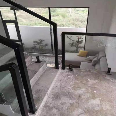 China Modern Commercial Design Aluminum Clamp Aluminum Glass Railing Clip for sale