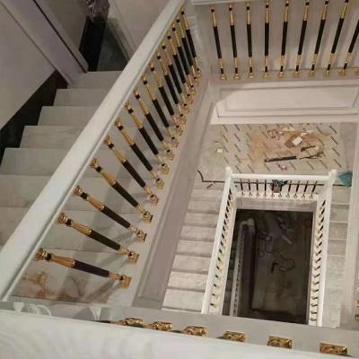 China Modern High Quality Satin Balustrade Balustrade Railing Granite Staircase Design for sale