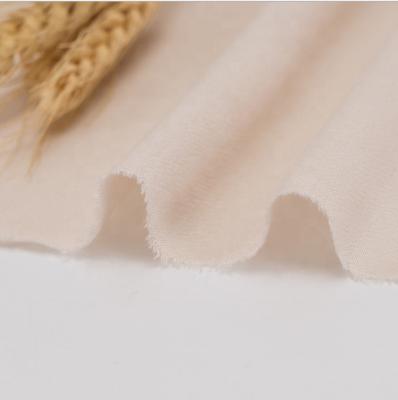 China Comfortable Cotton Fabric Linen Knitted Suede Knitted Tulle Fabric Polyester-Cotton Blended Fabric for sale