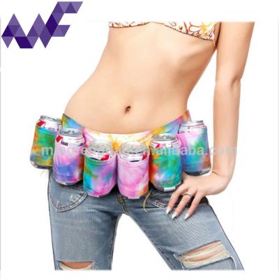 China Fashion design 6 pack beer wine rack and soda belt to increase camping picnic for sale