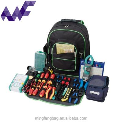 China Lightweight Backpack Style 600D Tool Bag With Tool Storage for sale