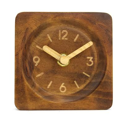 China Antique Style Fantastic Price Table Clock Wooden Wooden Table Clocks for sale