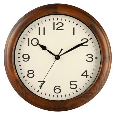 China Personalized Custom European Classical Antique Style Decoration Wooden Frame Vintage Home Wall Clock for sale