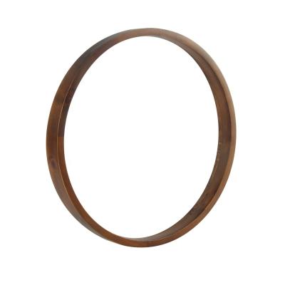 China Crafts Wholesale Wall Clock Parts Real Wood Made Around Wooden Frames for sale