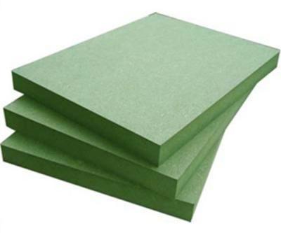 China Tarjetas laminadas de melamina verde Hdhmr E0 MDF resistentes a la humedad en venta