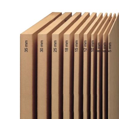 China 3mm 6mm 9mm 12mm 18mm E0 Mdf Board Einzelseitige leere Sublimations-Mdf-Blätter zu verkaufen