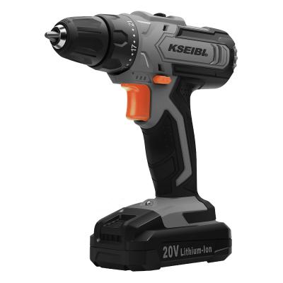 China KSEIBI Cordless Drilling Screwdriver Heavy Duty Cordless Drill 20V 2 Batteries Power Tools for sale