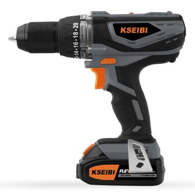 China KSEIBI Concrete, Cordless DrillL, 13MM, Bare Household Rechargeable Cordless Impact 20V Electric Drill for sale