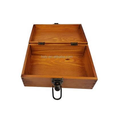 China Best handmade selling products in the USA jewerly wooden box puer tea caddy tea tray storage box for sale