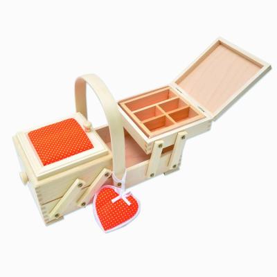 China Eco-friendly handmade multi function wooden jewelry box for sale for sale