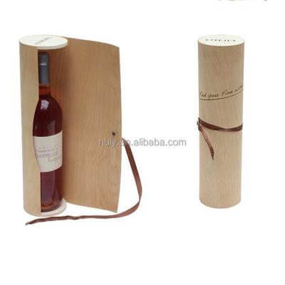 China China Custom Handmade Soft Pure Wooden Cork Bark Packaging Box For Wine for sale