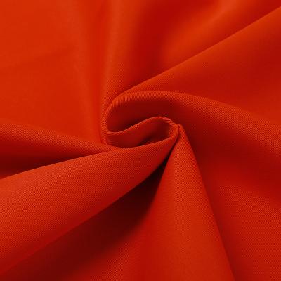 China Factory Price 80 Polyester 20 Cotton Drill Shrink-Resistant TC Fluorescent Red Fabric for sale