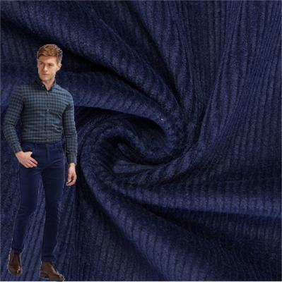 China Pants Material 98% Cotton 2% Spandex Stretch Corduroy Anti-Static Fabric 16w for sale